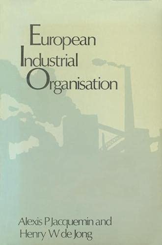 Imagen de archivo de European Industrial Organization a la venta por AwesomeBooks