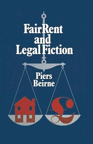 9780333215081: Fair Rent and Legal Fiction: Housing Rent Legislation in a Capitalist Society