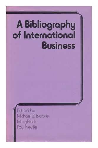 9780333216255: International business bibliography