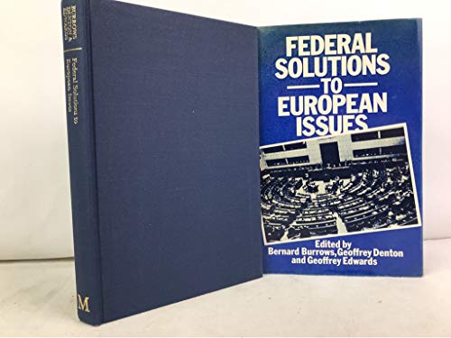 Stock image for Federal Solutions to European Issues for sale by Phatpocket Limited