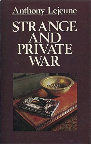 Imagen de archivo de Strange and Private War a la venta por Better World Books Ltd