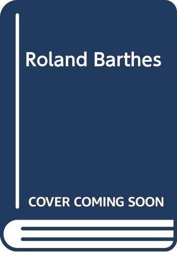 Roland Barthes (9780333226650) by Barthes, Roland