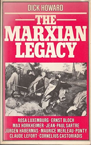 Beispielbild fr THE MARXIAN LEGACY. zum Verkauf von AwesomeBooks