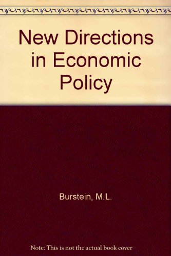 9780333233399: New Directions in Economic Policy