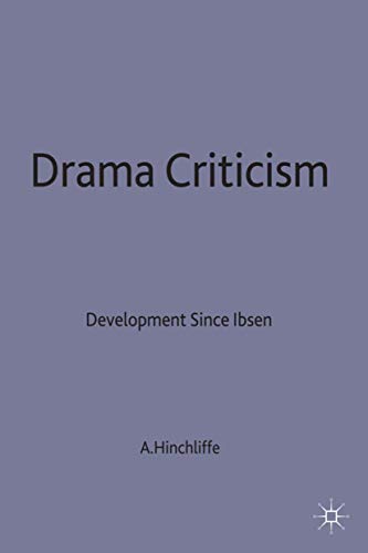 Imagen de archivo de Drama Criticism: Developments since Ibsen: 86 (Casebooks Series) a la venta por WorldofBooks