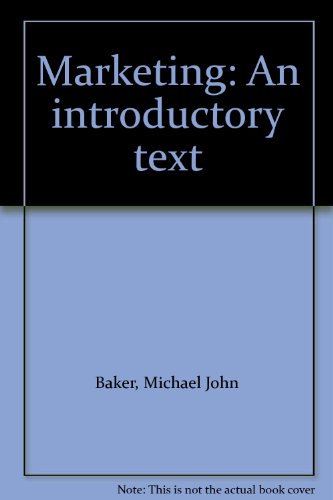 Marketing: An introductory text (9780333236406) by Baker, Michael John