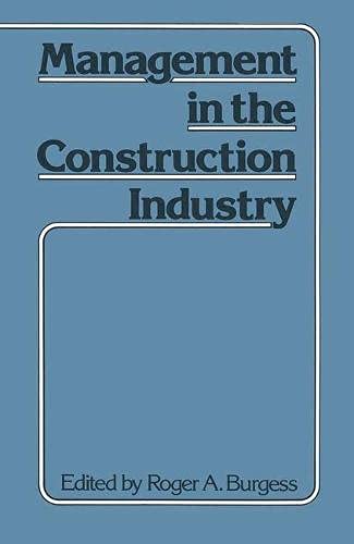 9780333236451: Management in the construction industry