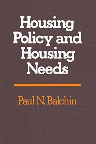 9780333236956: Housing Policy and Housing Needs