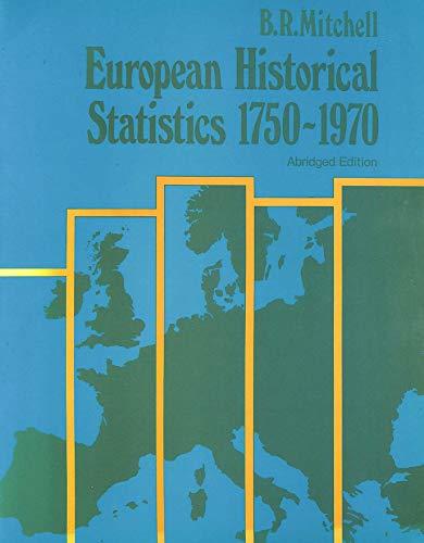 9780333237434: European Historical Statistics 1750-1970 [Taschenbuch] by