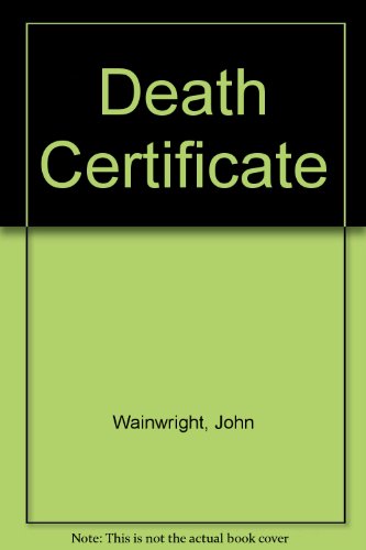 9780333237809: Death Certificate