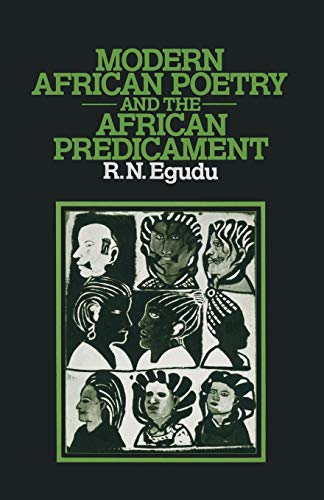 Stock image for Modern African Poetry and the African Predicament for sale by Lucky's Textbooks
