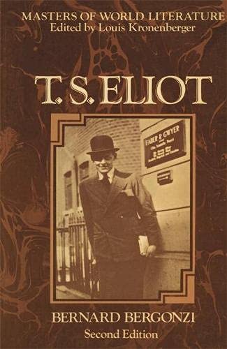 Stock image for T. S. Eliot (Masters of world literature series) for sale by ThriftBooks-Dallas