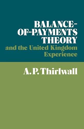 Beispielbild fr Balance of Payments Theory and the United Kingdom Experience zum Verkauf von Reuseabook