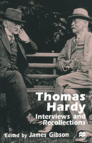 9780333247884: Thomas Hardy: Interviews and Recollections