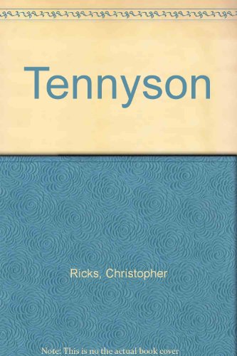 9780333248287: Tennyson