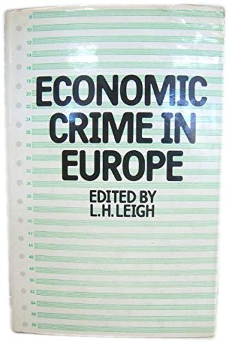 Stock image for Economic Crime in Europe for sale by Books & Bygones
