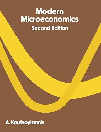 9780333253489: Modern Microeconomics