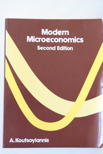 9780333253496: Modern Microeconomics