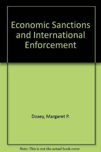 9780333257074: Economic Sanctions and International Enforcement
