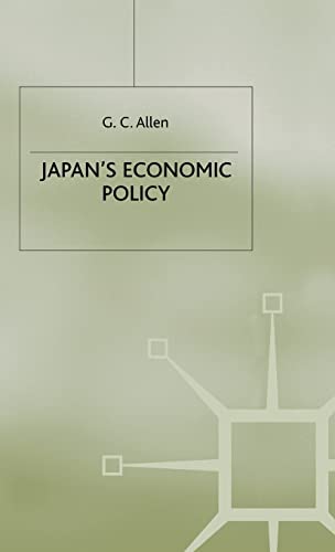 Stock image for Japan's Economic Policy for sale by Better World Books Ltd