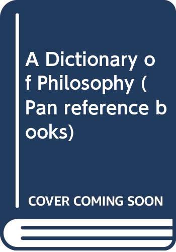 9780333262047: A Dictionary of philosophy