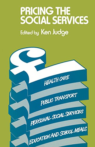 Pricing the Social Services (9780333262177) by Judge, Ken