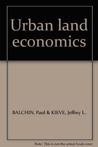 9780333265529: Urban land economics