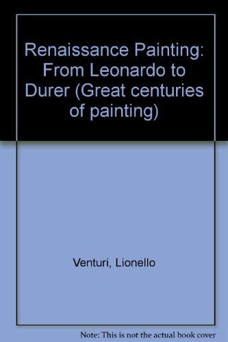 Beispielbild fr From Leonardo to Durer (Great Centuries of Painting) zum Verkauf von Anybook.com