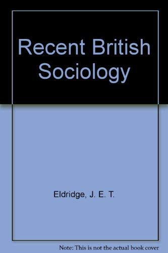 Beispielbild fr Recent British Sociology zum Verkauf von Zubal-Books, Since 1961