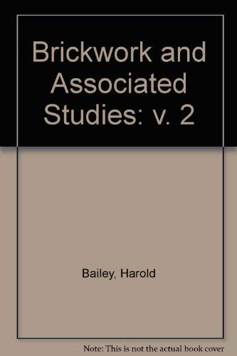 9780333269053: Brickwork and Associated Studies: Vol.2