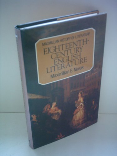 9780333269138: Eighteenth-century English literature (Macmillan history of literature)