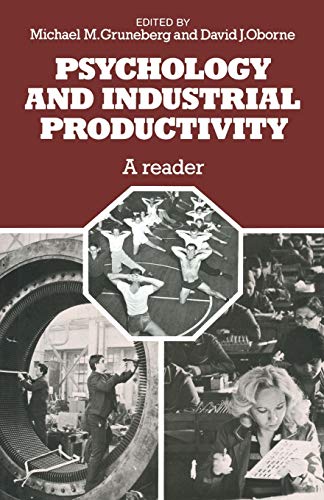 Imagen de archivo de Psychology and Industrial Productivity: A Reader a la venta por G. & J. CHESTERS