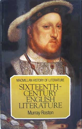Stock image for Sixteenth Century English Literature (The history of literature) for sale by Goldstone Books