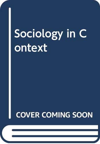 Stock image for Sociology in Context for sale by WorldofBooks