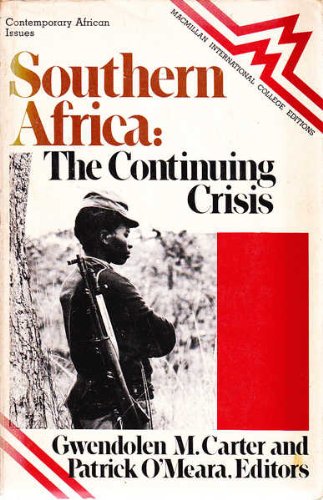 9780333274958: Southern Africa: The Continuing Crisis