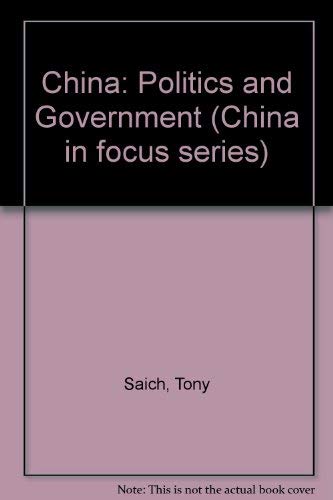 9780333287422: CHINA: POLITICS AND GOVERNMENT