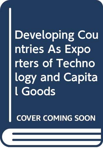 9780333288443: Developing Countries as Exporters of Technology