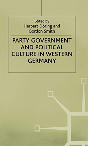 9780333290828: Party Government+political Culture in Western Germany