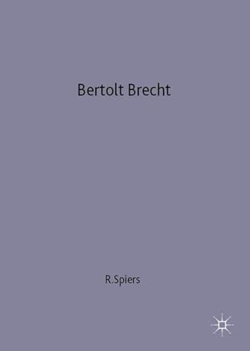 Beispielbild fr Bertolt Brecht (Modern Dramatists) zum Verkauf von WorldofBooks