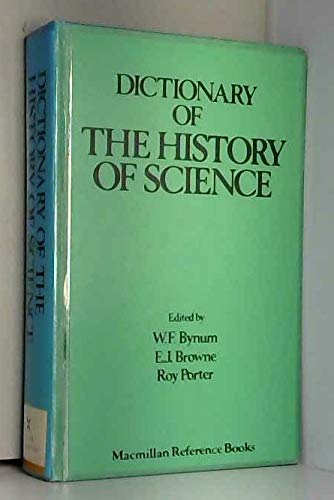Stock image for Dictionary of the History of Science. for sale by G. & J. CHESTERS