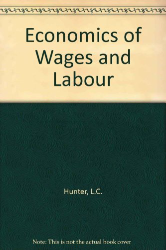 9780333300626: Economics of Wages and Labour