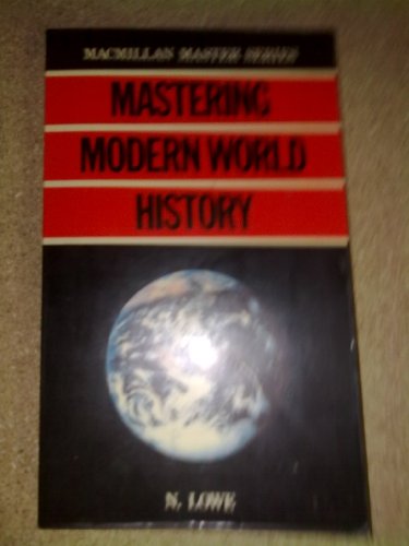 Stock image for Mastering Modern World History (Macmillan Master Guides) for sale by WorldofBooks