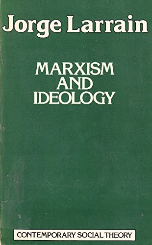 Beispielbild fr Marxism and Ideology (Contemporary social theory) zum Verkauf von WorldofBooks