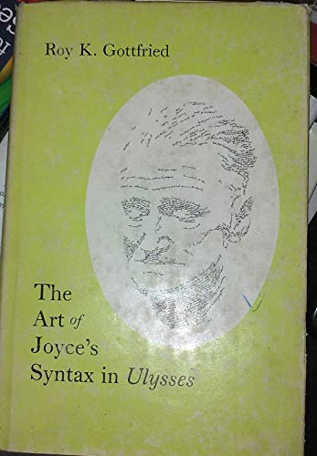 9780333306482: Art of Joyce's Syntax in "Ulysses"
