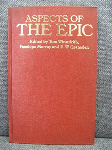 Beispielbild fr Aspects of the Epic zum Verkauf von Better World Books