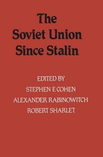 Stock image for THE SOVIET UNION SINCE STALIN for sale by Left On The Shelf (PBFA)