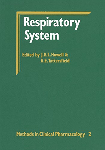 Beispielbild fr Methods in Clinical Pharmacology: Respiratory System v. 2 zum Verkauf von NEPO UG