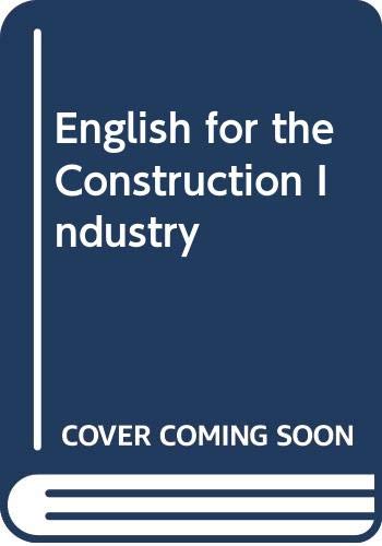 Beispielbild fr English for the Construction Industry zum Verkauf von medimops