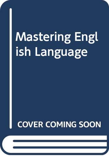Mastering English Language (Macmillan master series) (9780333312902) by S.H. Burton