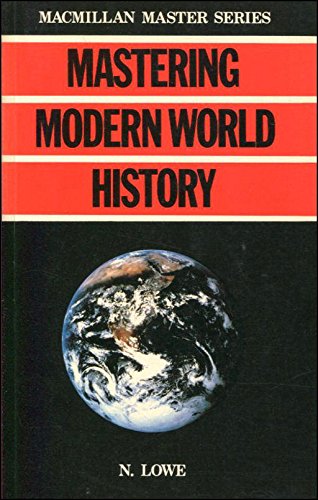 Imagen de archivo de Mastering Modern World History (Macmillan Master Guides) a la venta por WorldofBooks